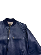 Load image into Gallery viewer, FW2012 BB Leather Jacket Navy - Large
