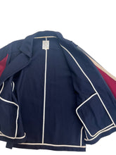 Load image into Gallery viewer, 2000 General Research Arabic Collection Asymmetrical Wool Track Jacket (Size Medium)
