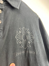 Load image into Gallery viewer, Chrome Hearts Plus Logo 3 Button Polo - Size Medium
