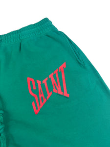 Logo Sweat Shorts Green (Medium)