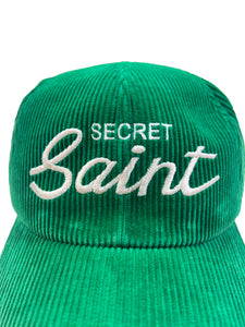 Saint Michael 'SECRET SAINT' Corduroy Hat Green