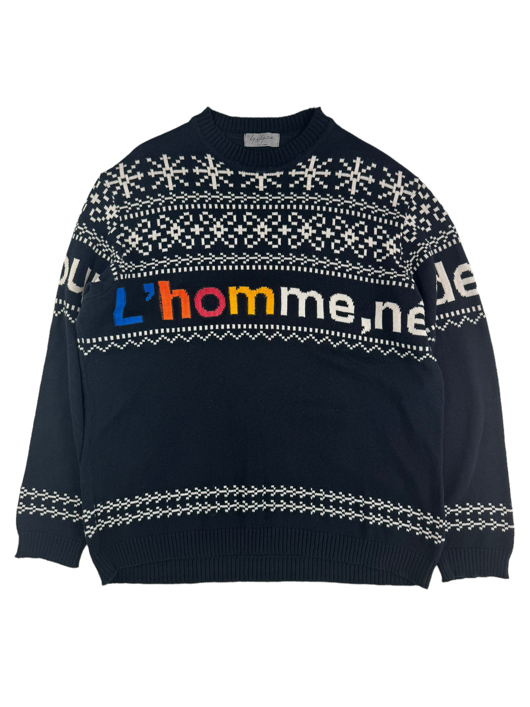 AW16 Yohji Yamamoto Pour Homme Knit Sweater (Size 3)