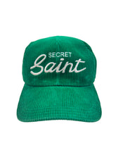 Load image into Gallery viewer, Saint Michael &#39;SECRET SAINT&#39; Corduroy Hat Green
