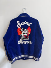 Load image into Gallery viewer, Sinner’s Circus Corduroy Jacket Blue Size Large
