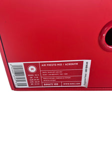 ACRONYM Nike Air Presto Hot Lava / Volt - M (10-11US)