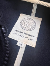 Load image into Gallery viewer, 2000 General Research Arabic Collection Asymmetrical Wool Track Jacket (Size Medium)
