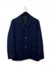 Load image into Gallery viewer, 1997 General Research Left-Handed Wool Coat Navy (Large)
