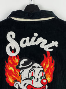 Saint Michael Sinner’s Circus Corduroy Jacket Black Size Large