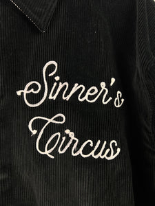 Saint Michael Sinner’s Circus Corduroy Jacket Black Size Large