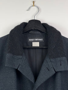 90's Issey Miyake Wool Collared Coat - Size 5