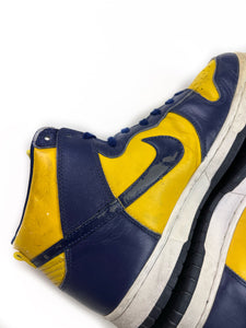 Vintage 1998 Nike Dunk High LE Michigan - Size 10.5